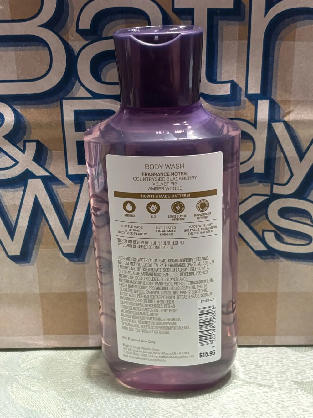 Bath & Body Works Wild Blackberry Jam Body Wash
